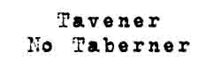 Tavener, no Taberner